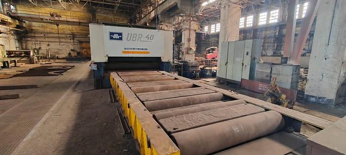 Used 1990 SKET UBR 40x3150 Heavy Duty Plate Leveler 7-Roll