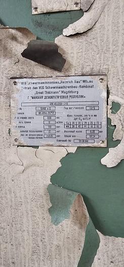 Used 1990 SKET UBR 40x3150 Heavy Duty Plate Leveler 7-Roll