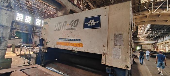 Used 1990 SKET UBR 40x3150 Heavy Duty Plate Leveler 7-Roll