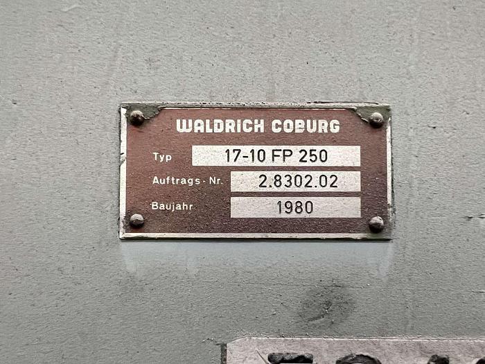 Refurbished 1980 Waldrich Coburg 17-10 FP 250 CNC (10m) Portal milling machine