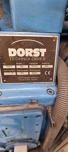 Refurbished 1989 Dorst TPA-15/3 Automatic Powder Compacting Press