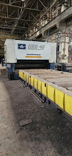 Used 1990 SKET UBR 40x3150 Heavy Duty Plate Leveler 7-Roll