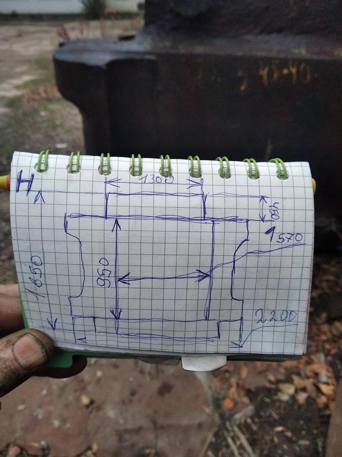New stale Kramatorsk left and right columns for hammer 16t model M2152