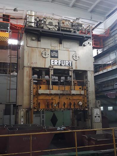 Used 1988 ERFURT PKZV III 800/4000 FS Double crank sheet metal stamping press