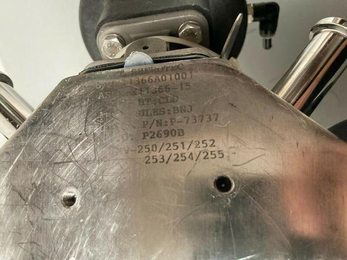 Used 5 ITT Pure-Flo A204 Stainless Steel Diaphragm Valves w/ Position Monitor