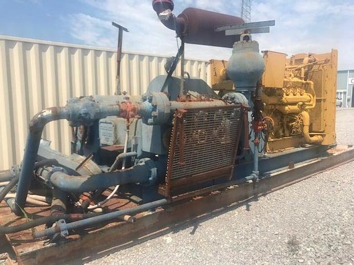 Used PZ-7 550 HP Gardner Denver Triplex Mud Pump Package powered by D-379B CAT Power Unit