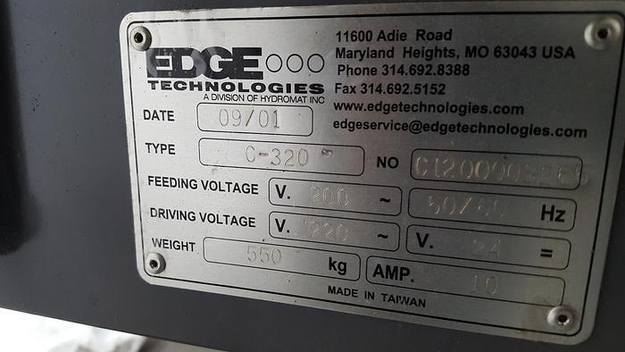 Used 2001 Edge Technologies C-320 Bar Feeder for Swiss Turn Screw Machines