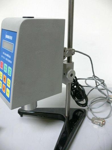Used Brookfield LVDVII+ Digital Viscometer w/ LV Spindle Set & Small Sample Adapter