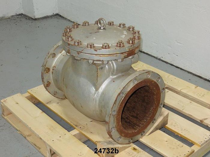 Used 4 Evergreen Valve Co CHECK 10" Steel Check Valve, 150 Lb Flange, Body Wcb, L 3664 #24732