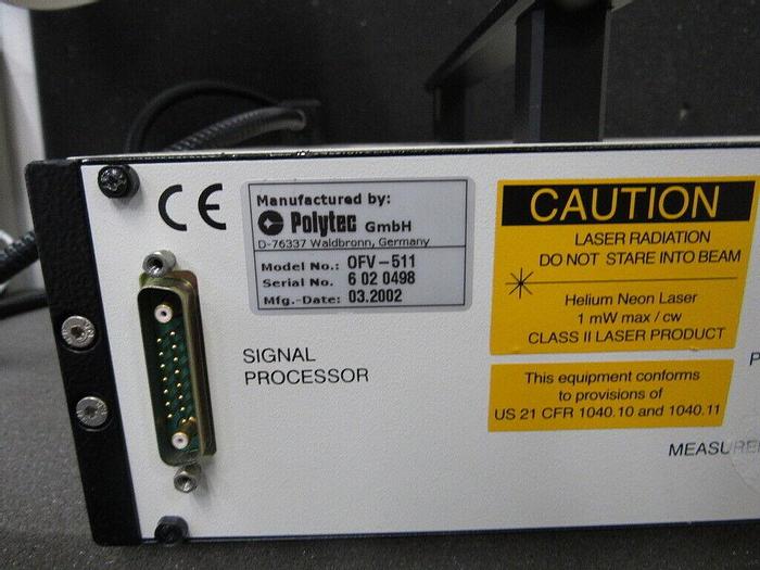 Used Polytec OFV-511 Fiber-Optic Sensor Head