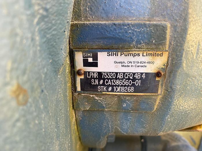 Used SIHI LIQUID RING VACUUM PUMP - MODEL LPHR 75320 - 40 HP