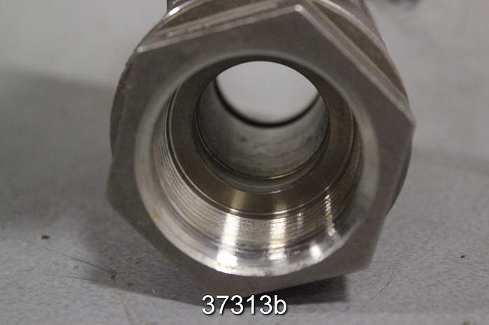 Used Jamesbury 1.5" Pneumatic Ball Valve, 1.5 9FB 3600 XTB, Threaded #37313