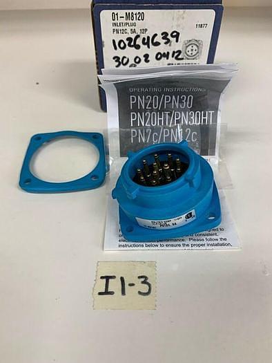 Meltric Receptacle Connector 01-M8120 PN12C 5A New w/ Box Fast Shipping!