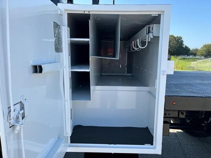 Used Hi-Ranger XT60 65ft Bucket Boom on 2013 Freightliner M2-106 4x4 Reg Cab Flatbed Truck – CZ6615