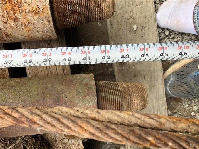 Used 7-3/4" x 41" Chisel Bit for Cable Tool