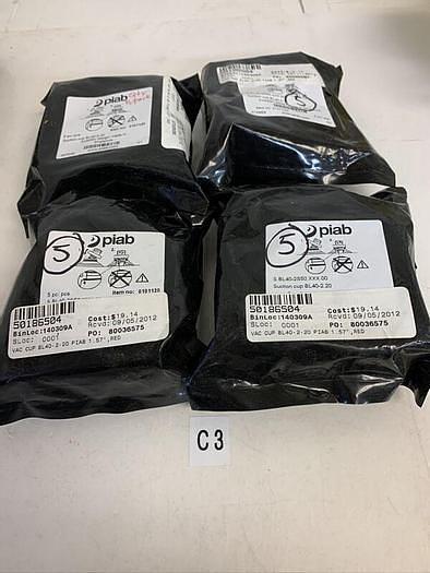 PIAB BL40-2.20 SUCTION CUP SEALED BAG (LOT OF 4) FAST SHIPPING!