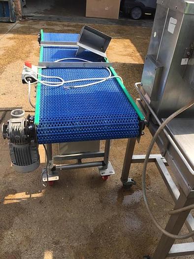 Used MEAT FLAKER WITH CONVEYOR