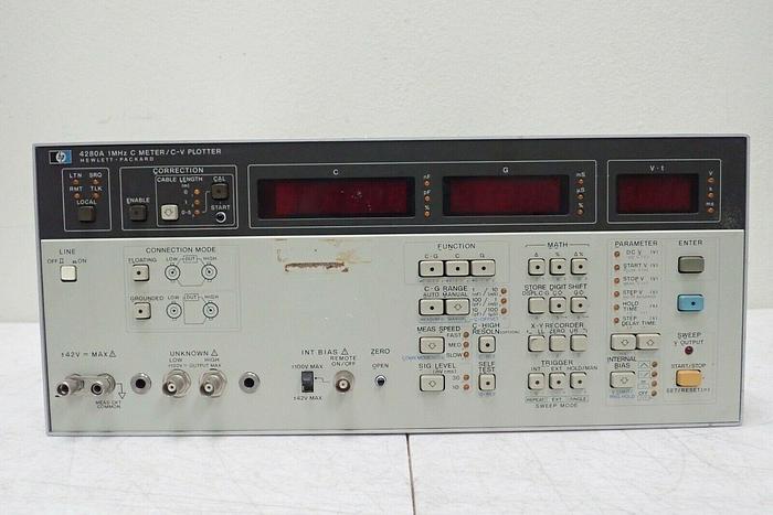 Used HP Hewlett Packard 4280A 1MHz C Meter / C-V Plotter