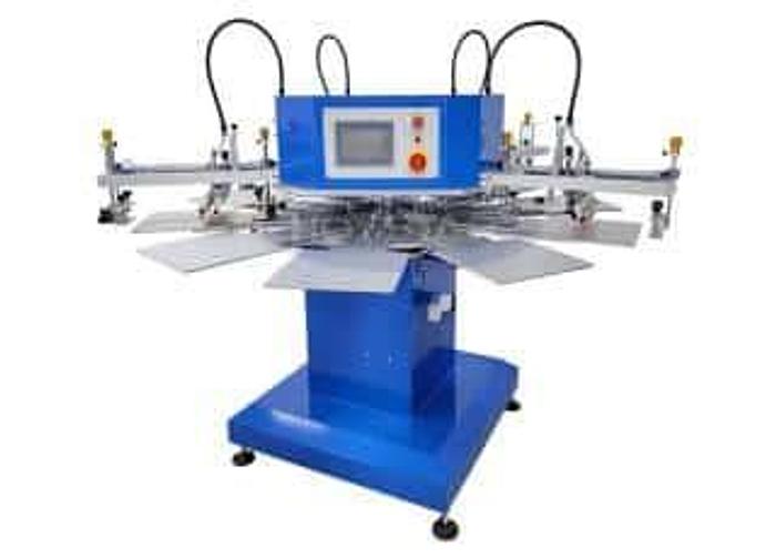 New Automatic Rotary 4 color Screen Printing Machine for Sale in