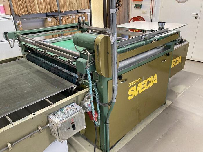 Used Svecia Matic 3/4 screenprint machine totall line for Sale in