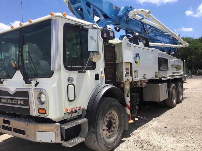 Used 2017 Putzmeister BSF 38-5Z 16H Pump on 2018 Mack