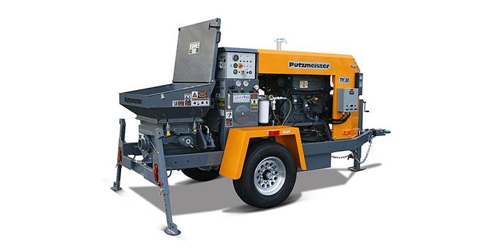 Used 2022 Putzmeister TK20 Trailer Pump