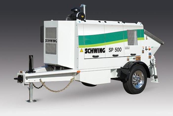 Used 2019 Schwing SP 500 Trailer Pump