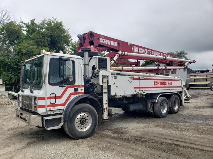 Used 2005 Schwing 34M Pump with 2023-4 Pumpkit
