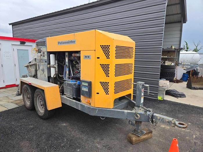 Used 2021 Putzmeister TK-70 Trailer Pump