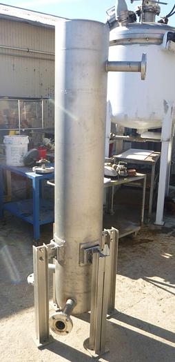 Used Heat Exchanger, Shell & Tube, S/st, 1/2" Tubes, 12" x 72" #S744381