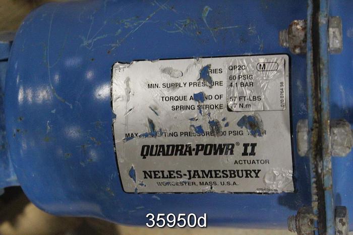 Used Neles Jamesbury 2" Ball Control Valve, 2 5150 31 3600 MT #35950