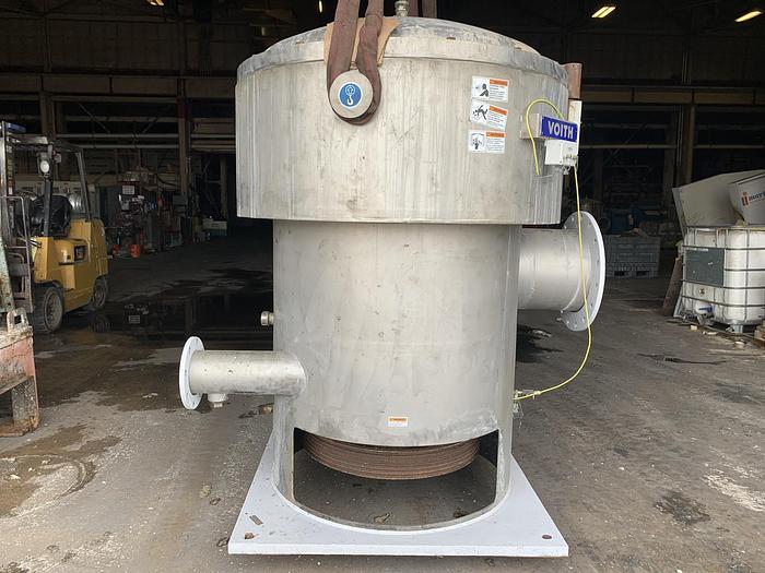 Used VOITH VERTICAL PRESSURE SCREEN S/S 125 HP