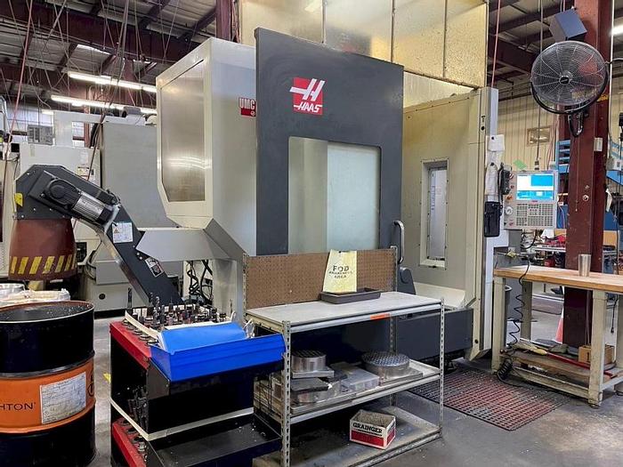 Used 2015 HAAS UMC-750 5-Axis CNC Vertical Machining Center
