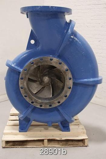 Used Goulds 3175, 18x18x22, SS Casing, SS 6 Vane 16" Impeller #28901