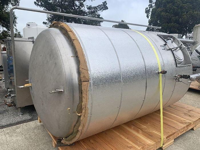 Used Tank, 1,300 Gallon, S/st, Jkt, DT/CB, Insul, D #S743888