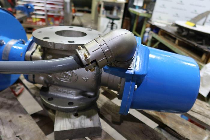 Used BASIS WEIGHT VALVE - DEZURIK PPE - 4" VALVE