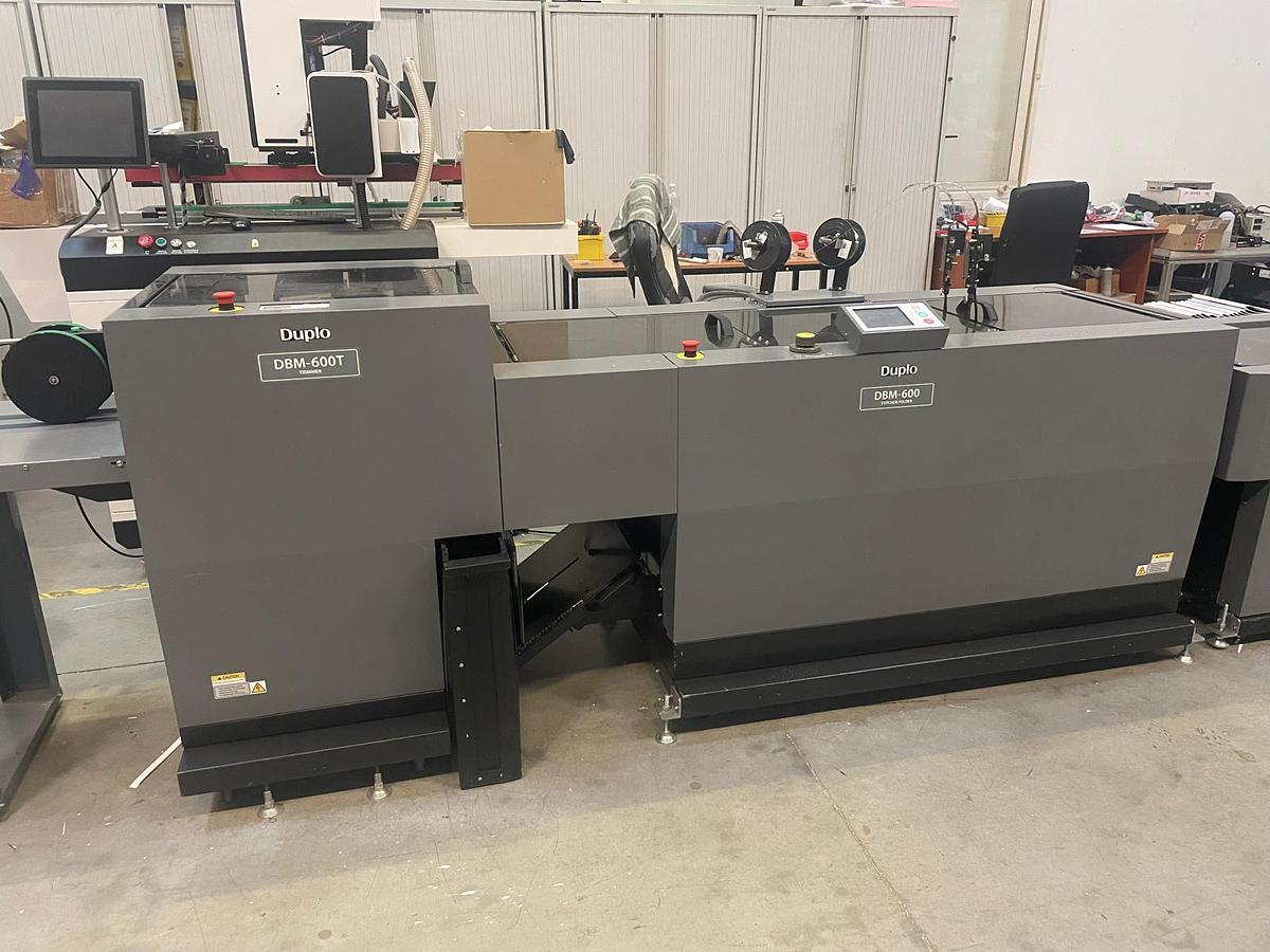 Used DUPLO DBM 600 – Automatická brožurovací linka V1