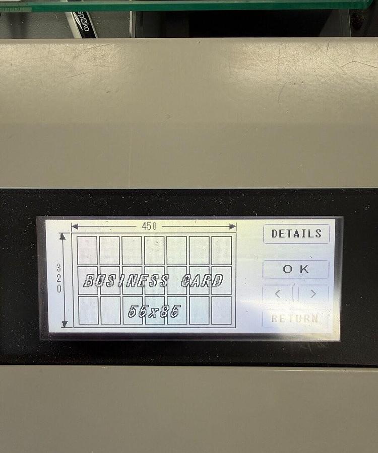 Used Uchida Aerocut ONE automatická řezačka