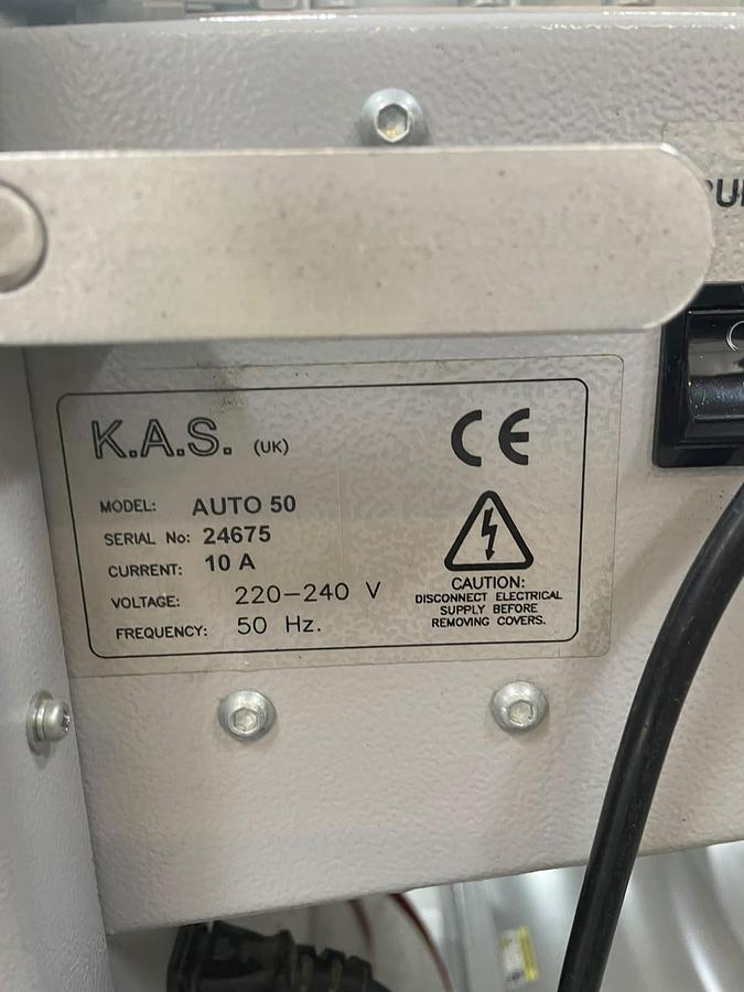 Used K.A.S. AUTO 50 – Automatický bigovací stroj
