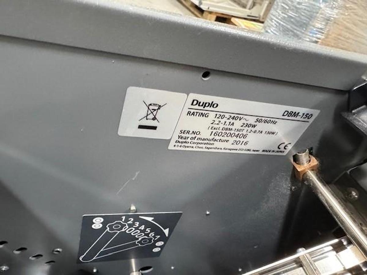 Used DUPLO DBM 150 