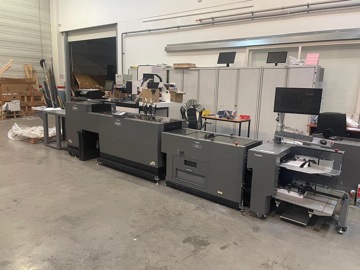 Used DUPLO DBM 600 – Automatická brožurovací linka V1