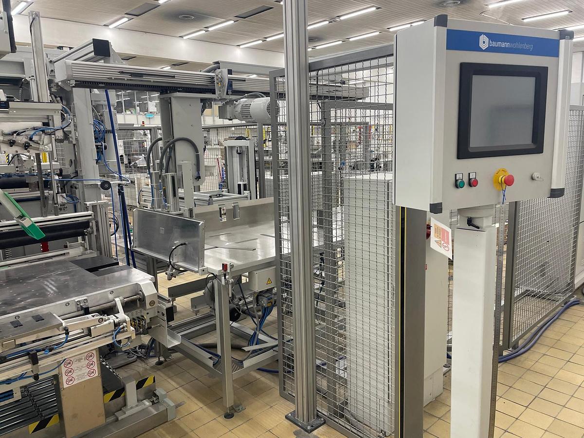 Used Baumann BASA 3 system - automatická střásací linka pro řezací stroje