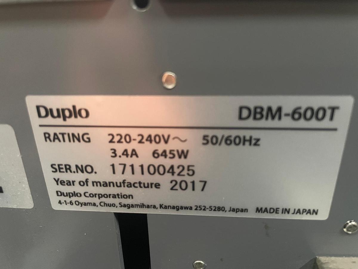 Used Duplo 600i - automatická linka na vazbu V1 