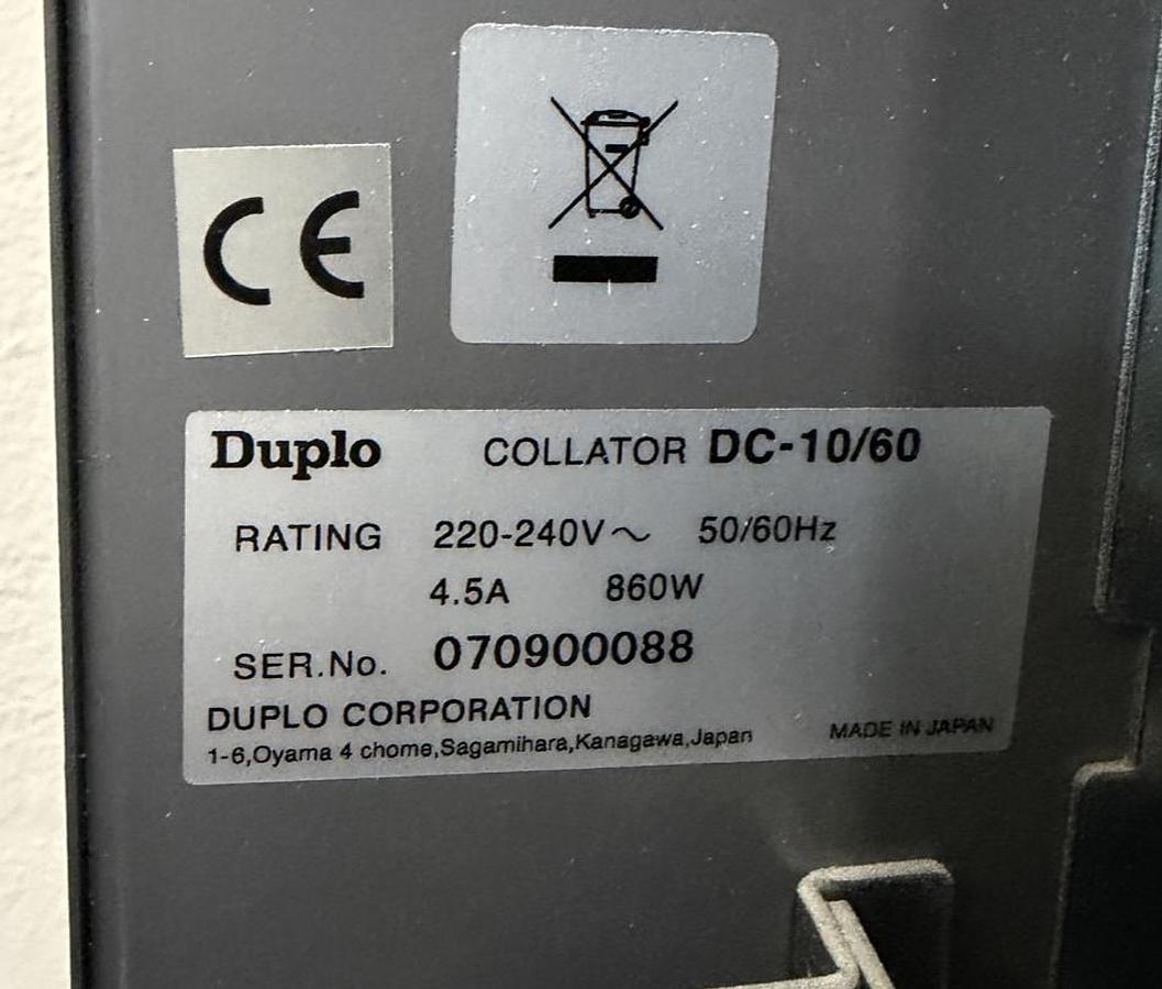 Used DUPLO DBM-120 – brožurovací linka