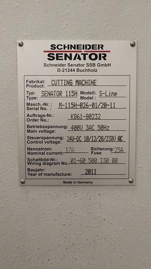 Used Schneider Senator 115H + PROFI-LINE