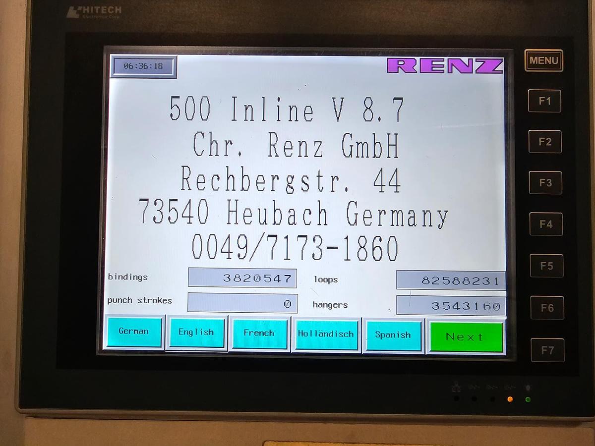 Used RENZ ABL 500 s jednotkou KAS 300 IL
