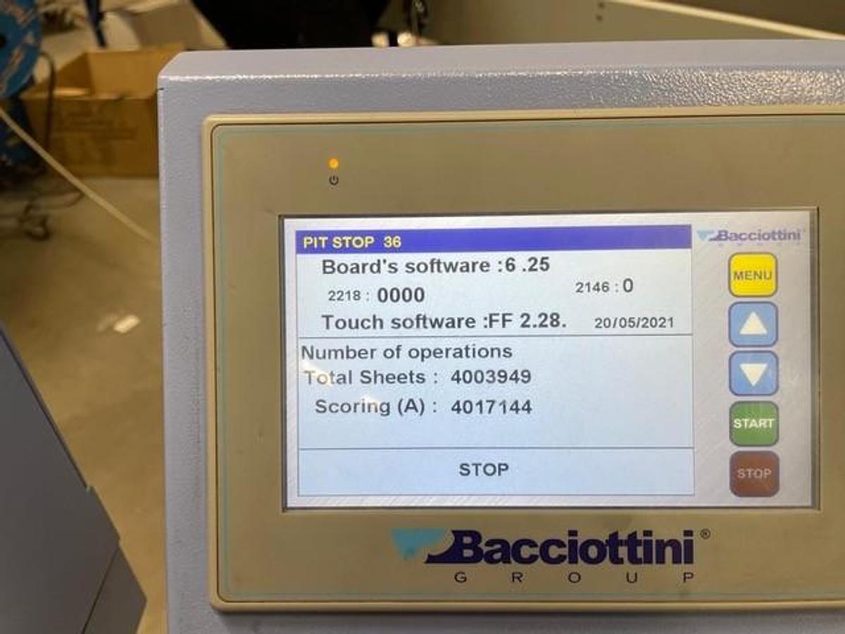 Used Bacciottini Pit Stop 36 Touchscreen