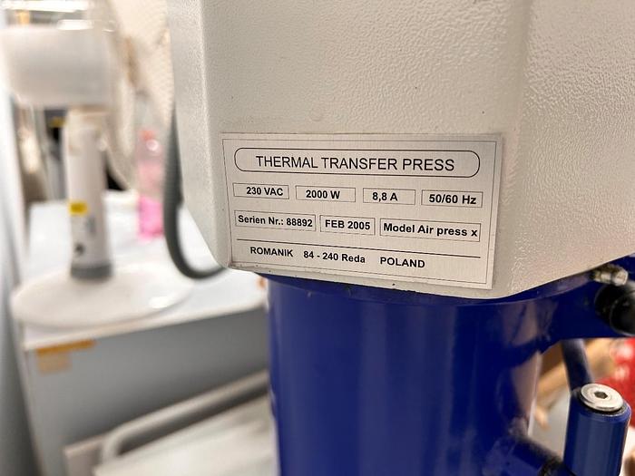 Used Thermal Transfer Press