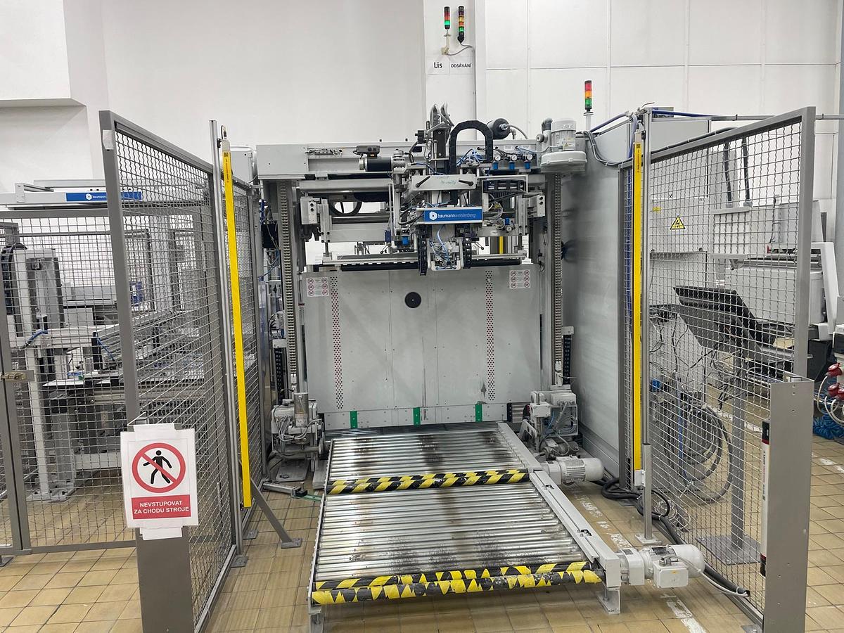Used Baumann BASA 3 system - automatická střásací linka pro řezací stroje