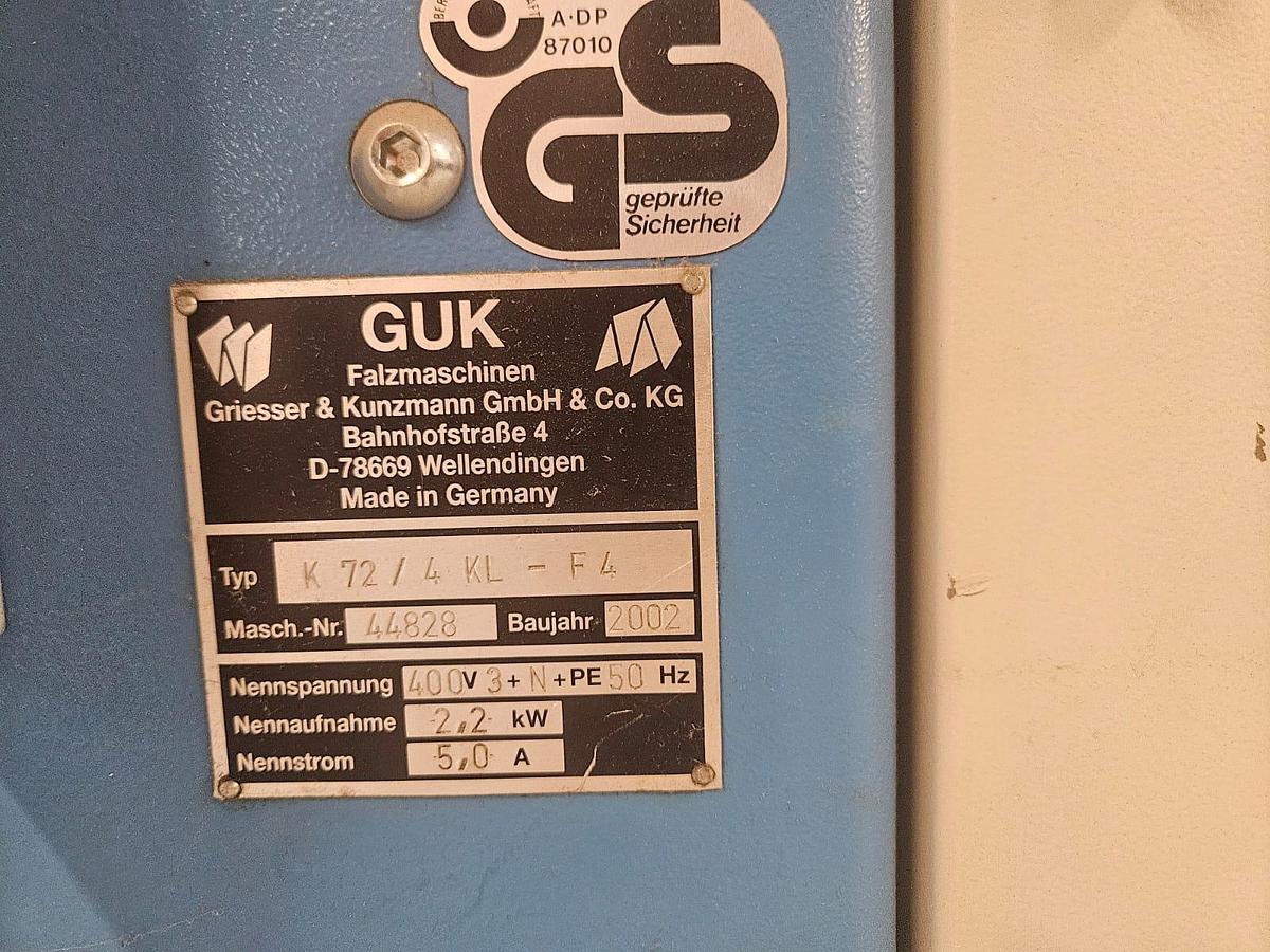 Used GUK – K72 4KL - F4